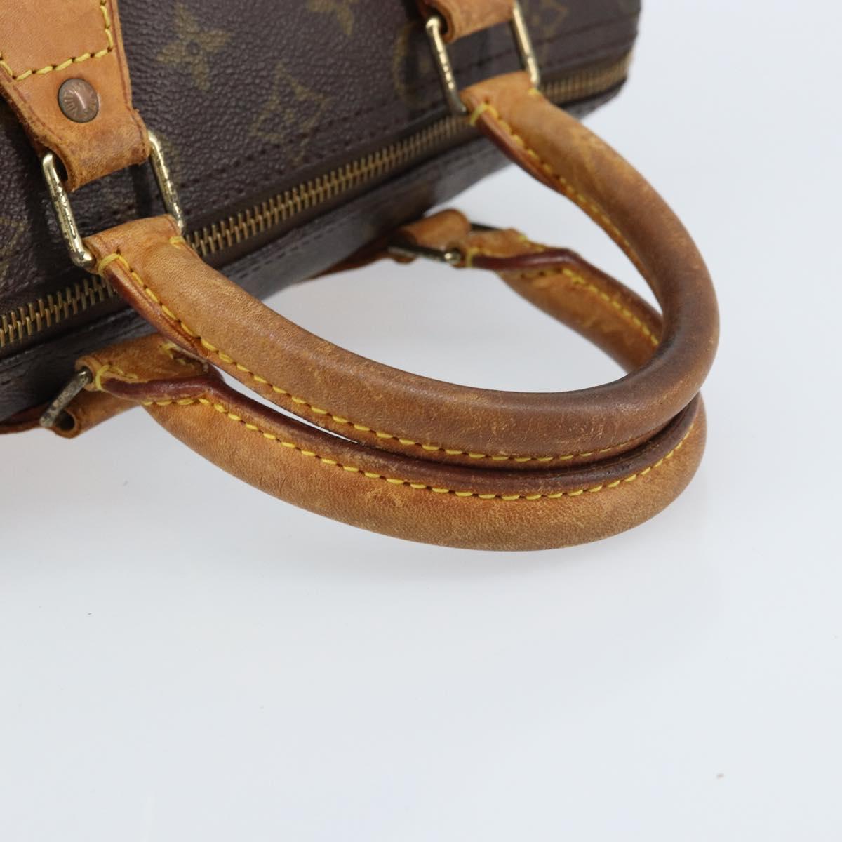 LOUIS VUITTON Monogram Speedy 25 Hand Bag M41528 LV Auth ARZ028