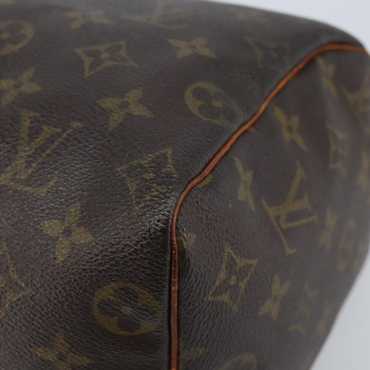 LOUIS VUITTON Monogram Speedy 25 Hand Bag M41528 LV Auth ARZ031