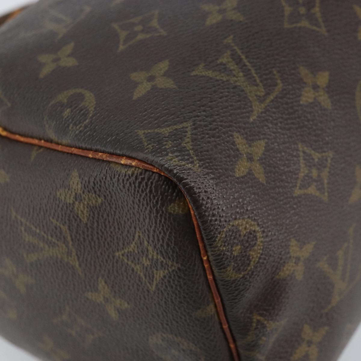 LOUIS VUITTON Monogram Speedy 25 Hand Bag M41528 LV Auth ARZ031