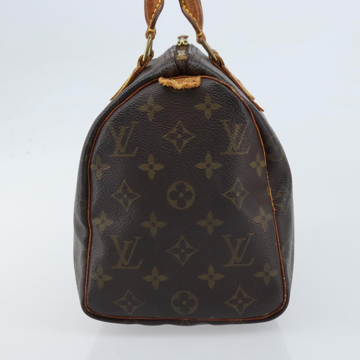 LOUIS VUITTON Monogram Speedy 25 Hand Bag M41528 LV Auth ARZ031
