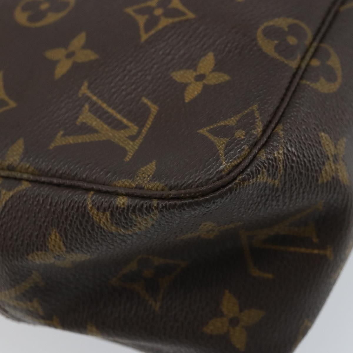 LOUIS VUITTON Monogram Trousse Toilette 28 Clutch Bag M47522 LV Auth ARZ042