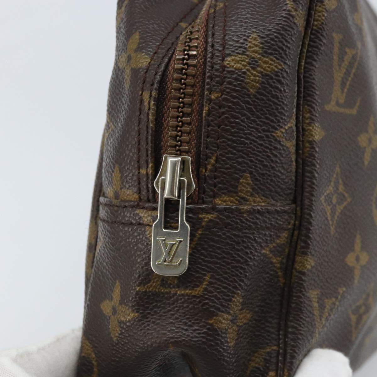LOUIS VUITTON Monogram Trousse Toilette 28 Clutch Bag M47522 LV Auth ARZ042