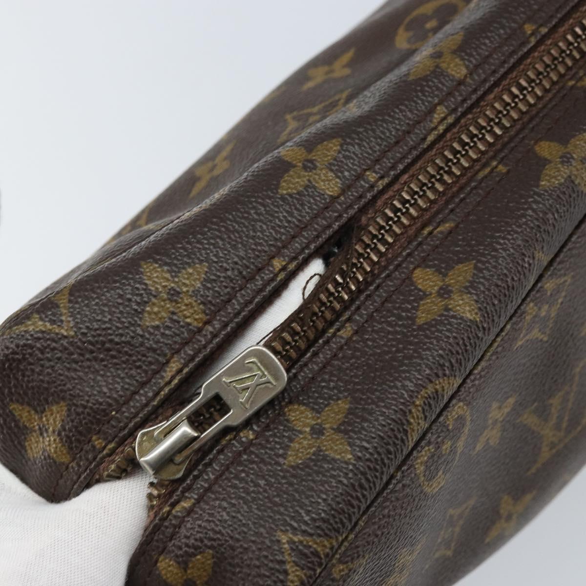 LOUIS VUITTON Monogram Trousse Toilette 28 Clutch Bag M47522 LV Auth ARZ042