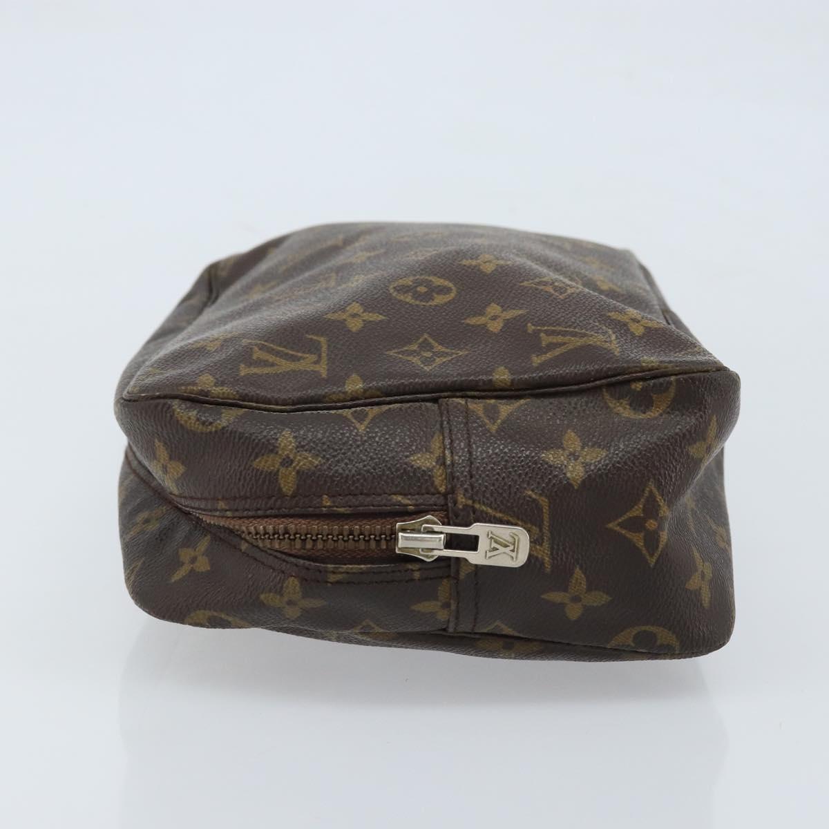 LOUIS VUITTON Monogram Trousse Toilette 28 Clutch Bag M47522 LV Auth ARZ042