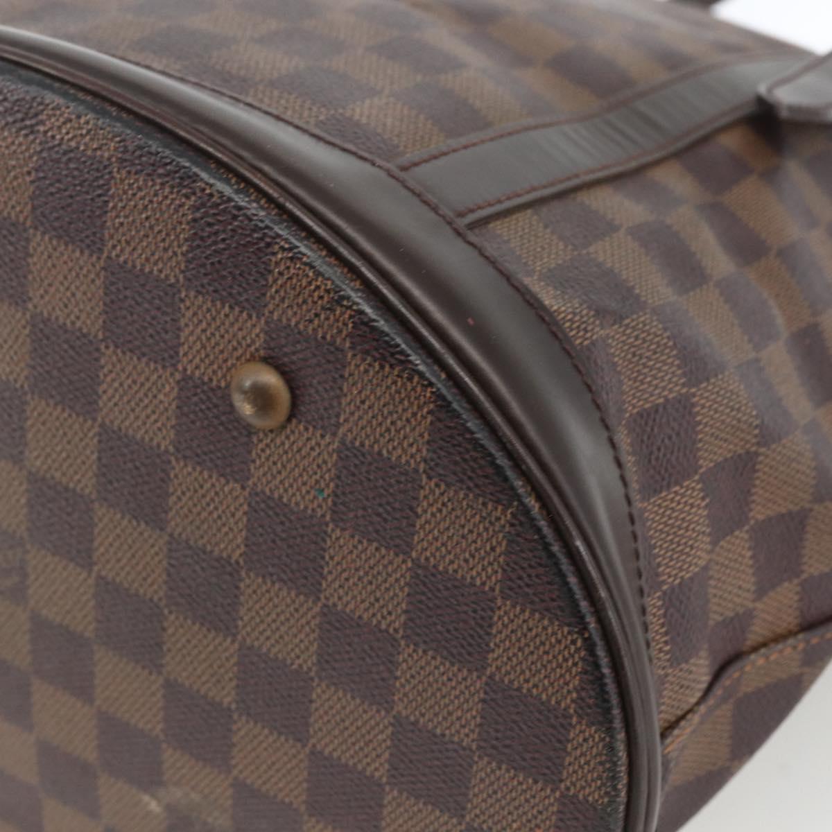 LOUIS VUITTON Damier Ebene Bucket GM Shoulder Bag N42236 LV Auth ARZ043