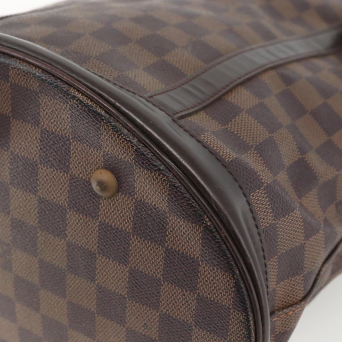 LOUIS VUITTON Damier Ebene Bucket GM Shoulder Bag N42236 LV Auth ARZ043