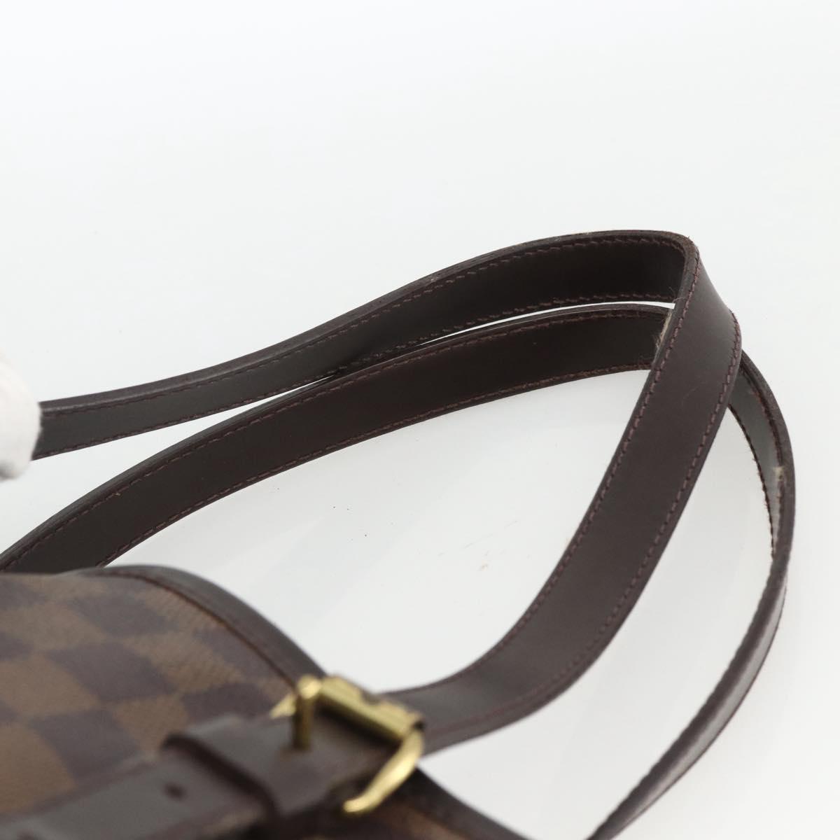 LOUIS VUITTON Damier Ebene Bucket GM Shoulder Bag N42236 LV Auth ARZ043