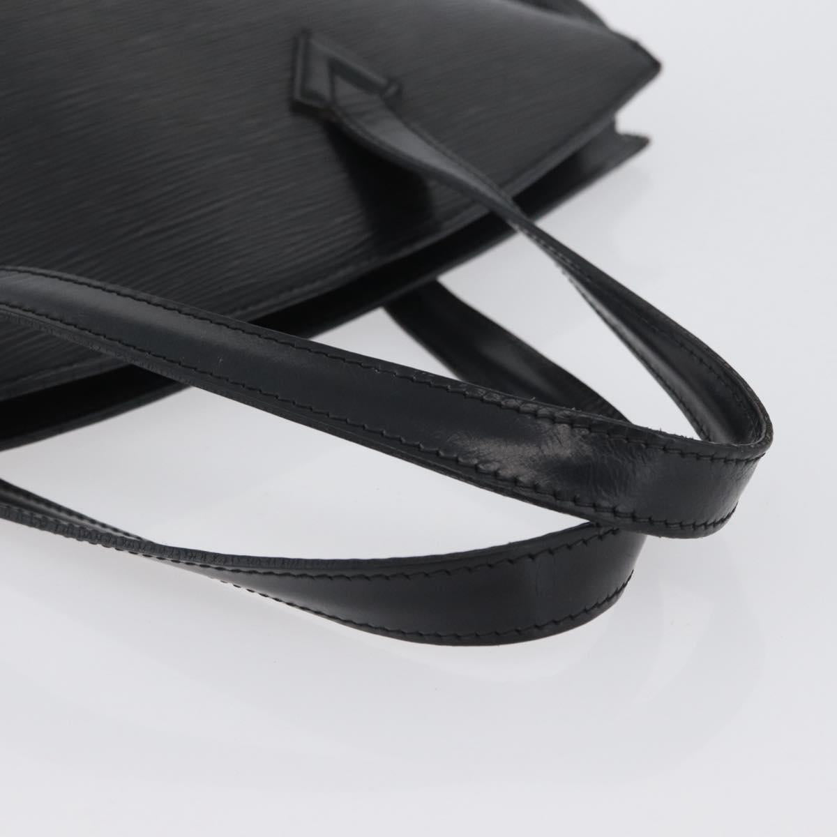 LOUIS VUITTON Epi Saint Jacques Shopping Bag Black M52262 LV Auth ARZ048