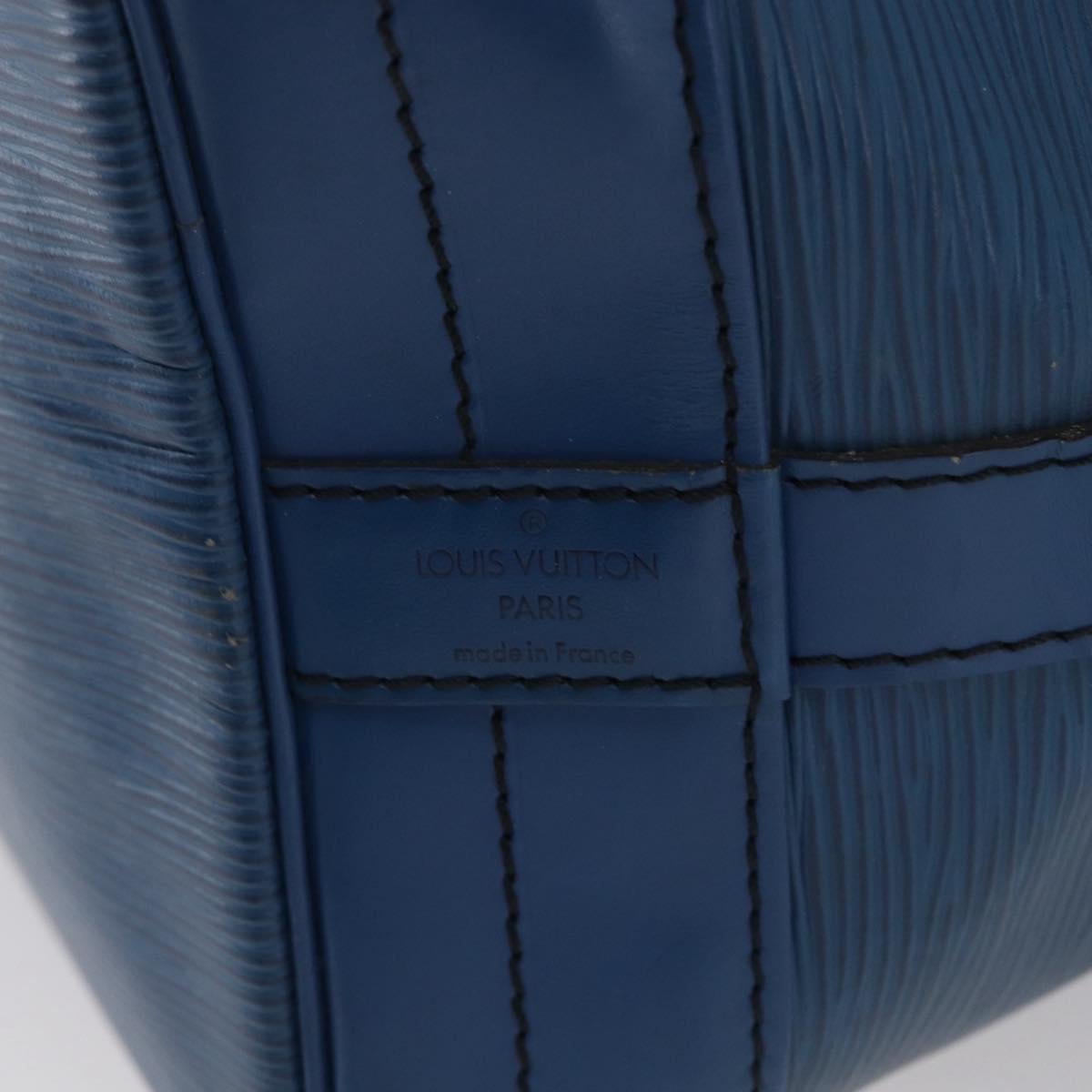 LOUIS VUITTON Epi Noe Shoulder Bag Toledo Blue M44005 LV Auth ARZ049