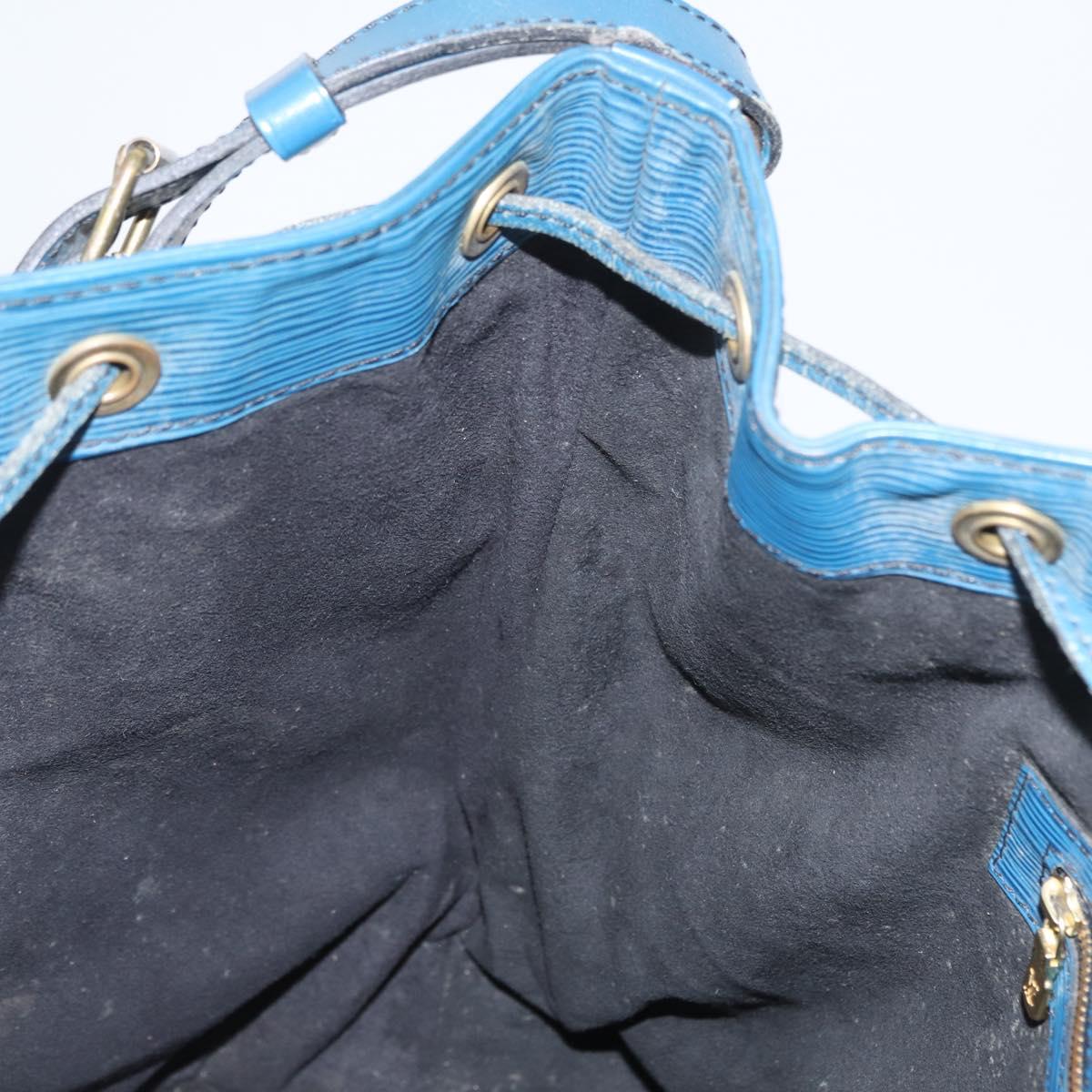 LOUIS VUITTON Epi Noe Shoulder Bag Toledo Blue M44005 LV Auth ARZ049