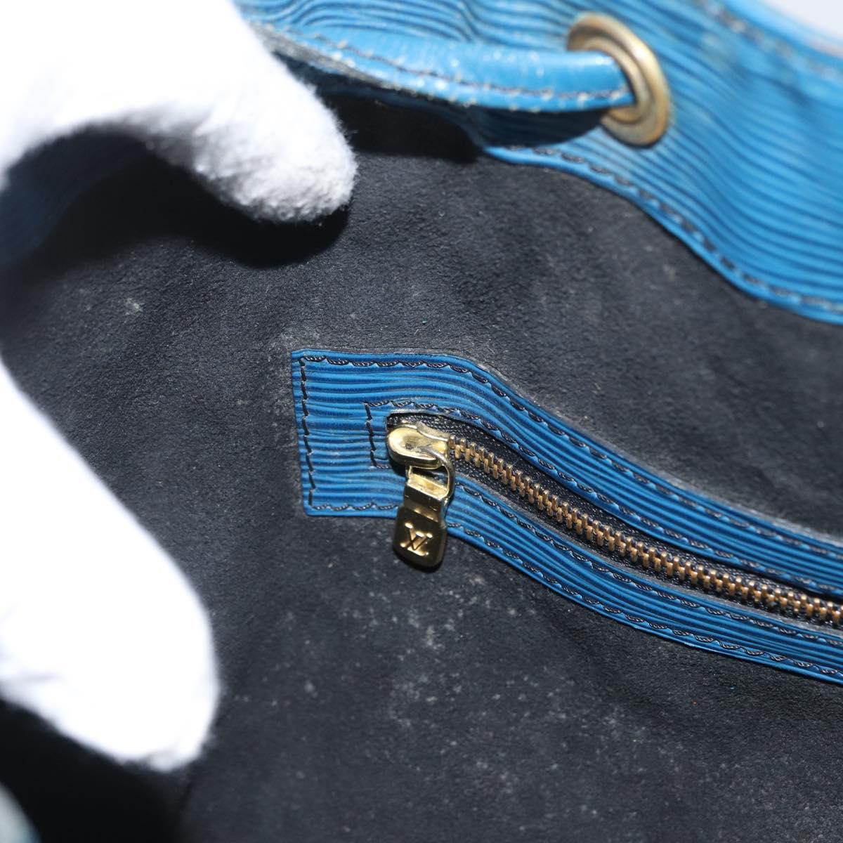LOUIS VUITTON Epi Noe Shoulder Bag Toledo Blue M44005 LV Auth ARZ049