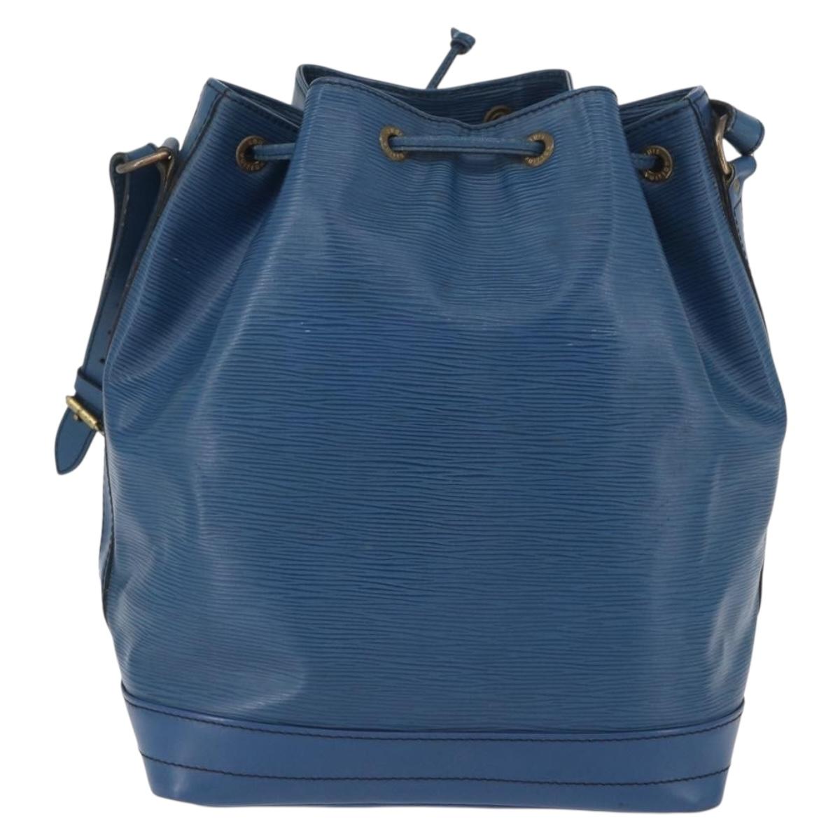 LOUIS VUITTON Epi Noe Shoulder Bag Toledo Blue M44005 LV Auth ARZ049