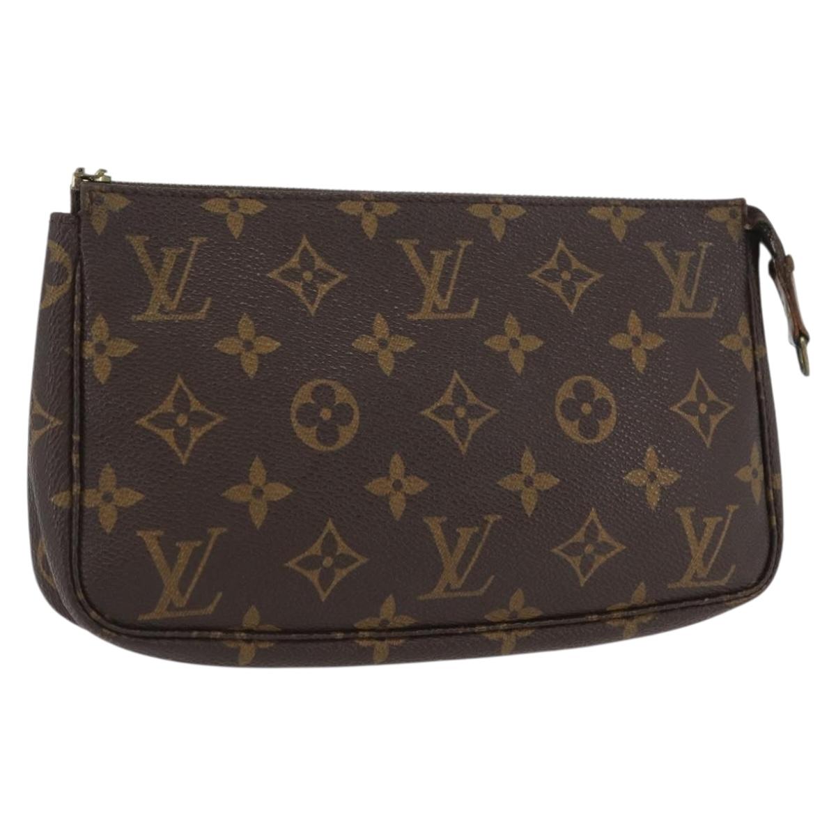 LOUIS VUITTON Monogram Pochette Accessoires Pouch M51980 LV Auth ARZ051