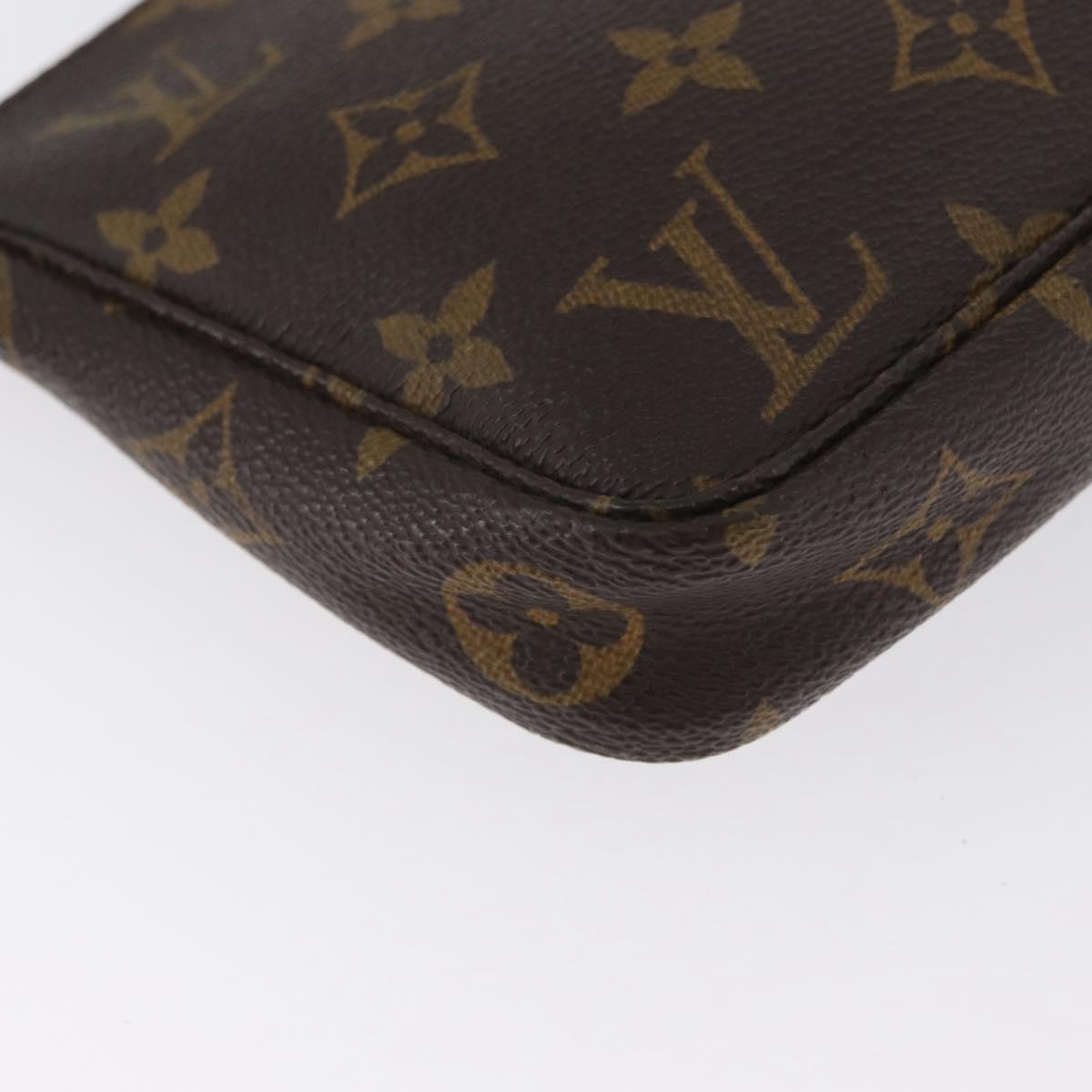 LOUIS VUITTON Monogram Pochette Accessoires Pouch M51980 LV Auth ARZ051