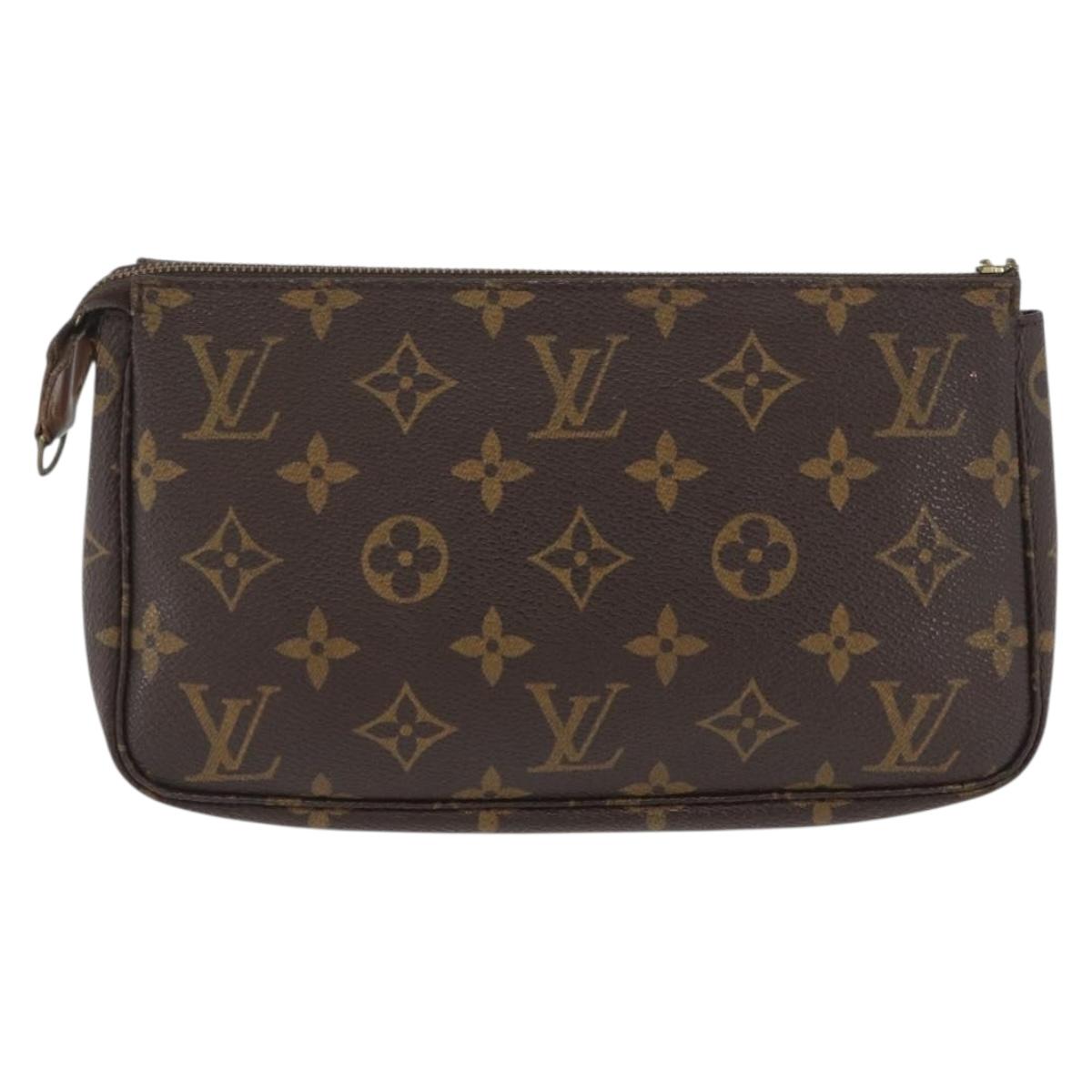 LOUIS VUITTON Monogram Pochette Accessoires Pouch M51980 LV Auth ARZ051
