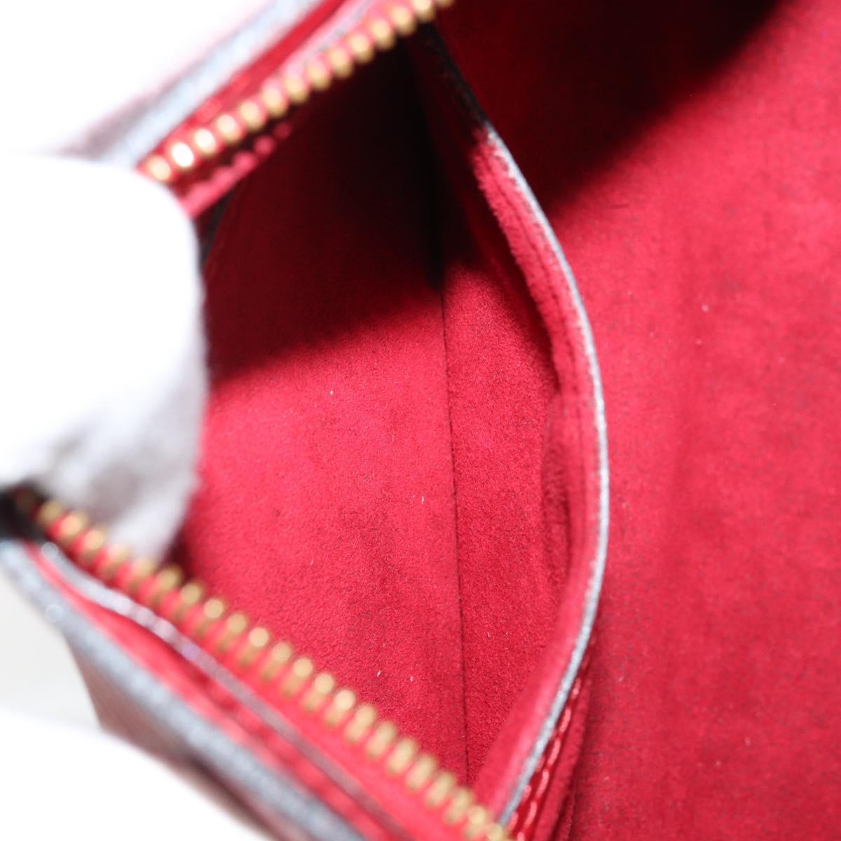 LOUIS VUITTON Epi Soufflot Hand Bag Red M52227 LV Auth ARZ055V