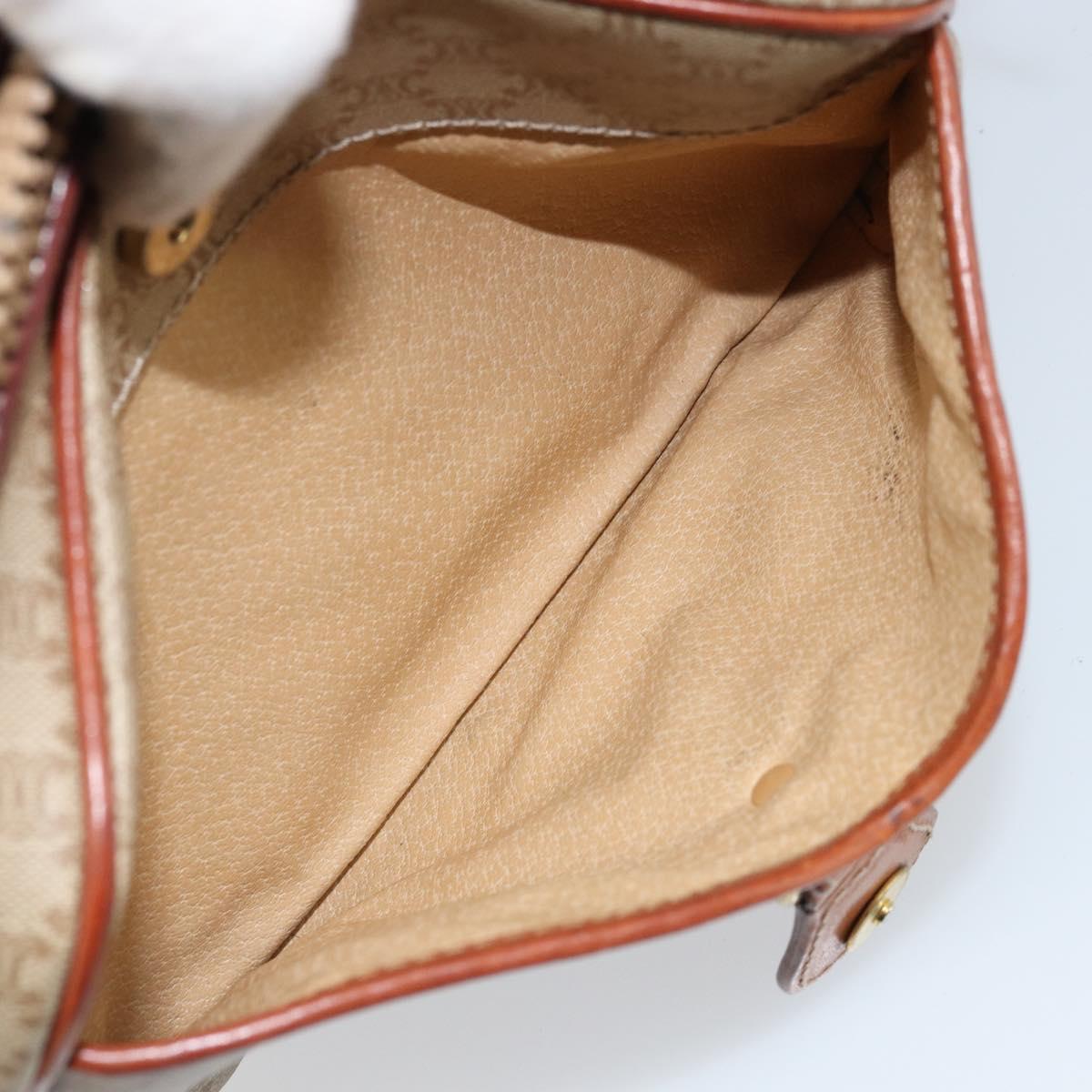 CELINE Macadam Canvas Shoulder Bag PVC Auth ARZ061A
