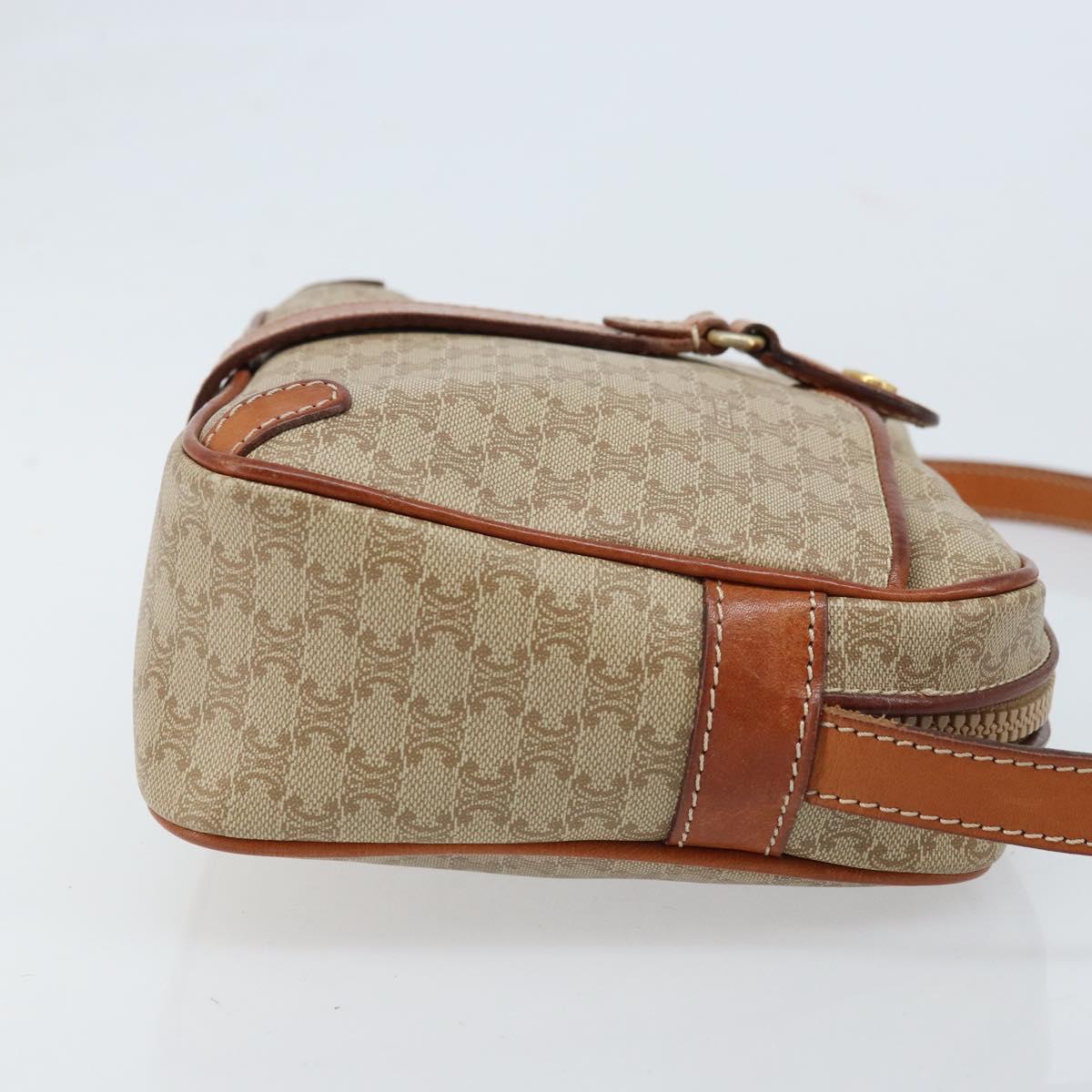 CELINE Macadam Canvas Shoulder Bag PVC Auth ARZ061A