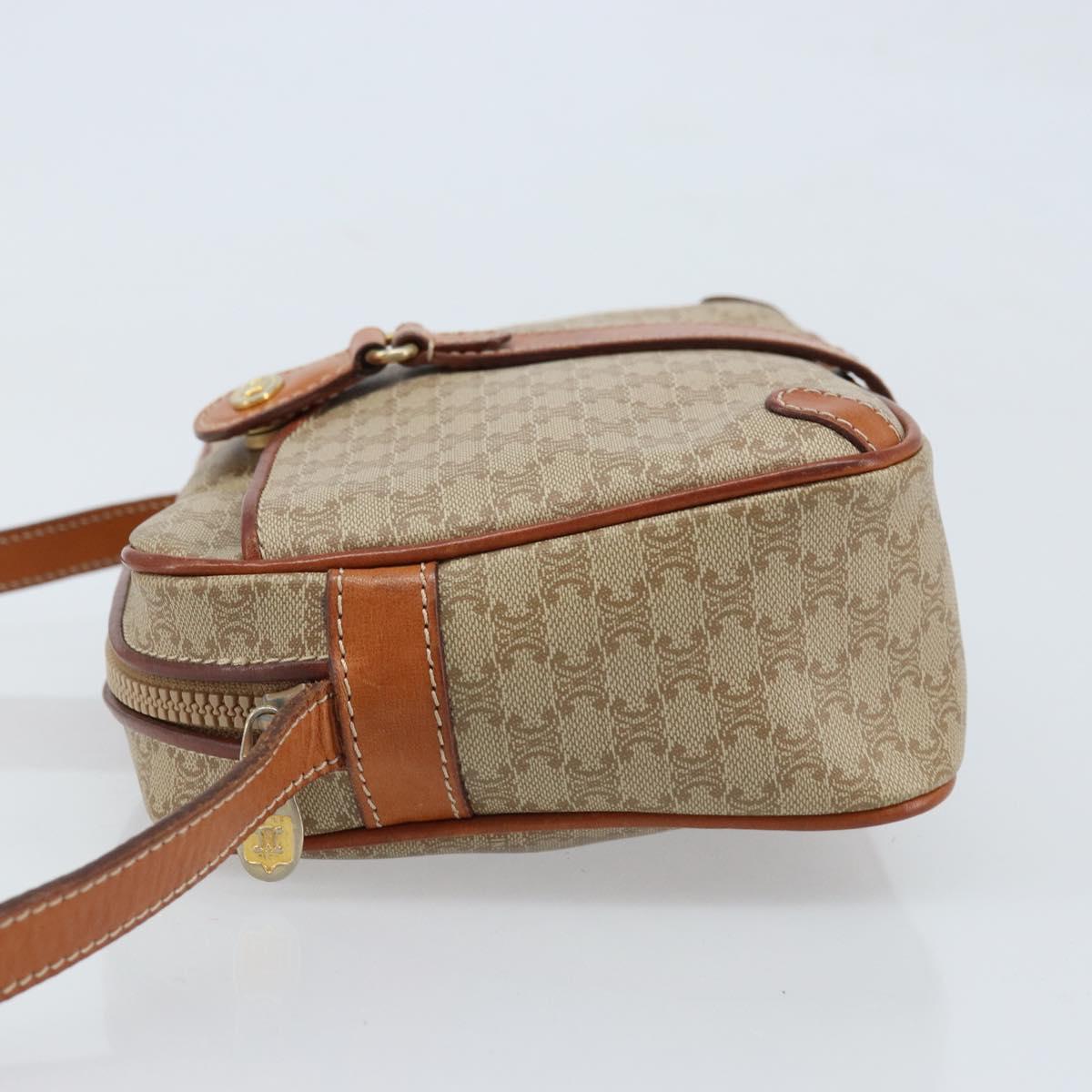 CELINE Macadam Canvas Shoulder Bag PVC Auth ARZ061A