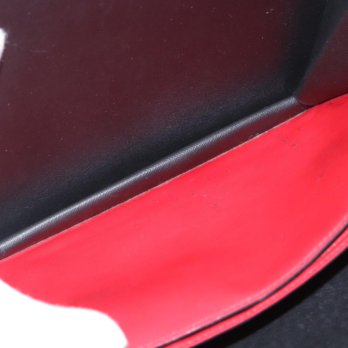 LOUIS VUITTON Epi Bicolor Varenne Hand Bag Black Red M52387 LV Auth ARZ070