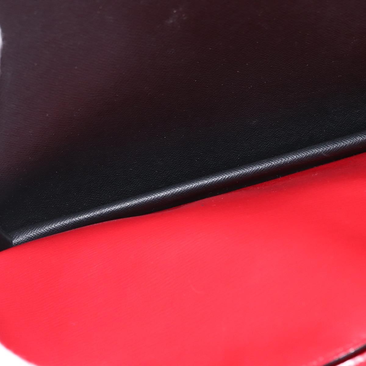 LOUIS VUITTON Epi Bicolor Varenne Hand Bag Black Red M52387 LV Auth ARZ070