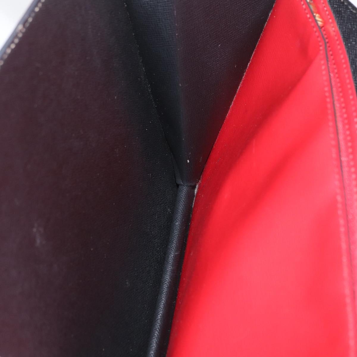LOUIS VUITTON Epi Bicolor Varenne Hand Bag Black Red M52387 LV Auth ARZ070