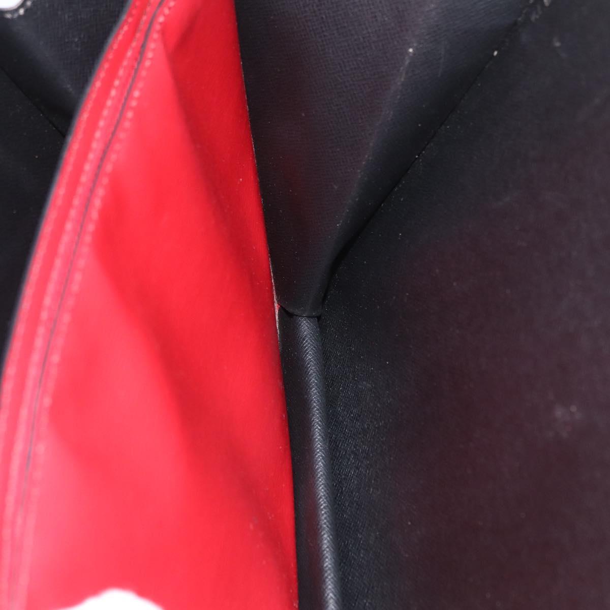 LOUIS VUITTON Epi Bicolor Varenne Hand Bag Black Red M52387 LV Auth ARZ070