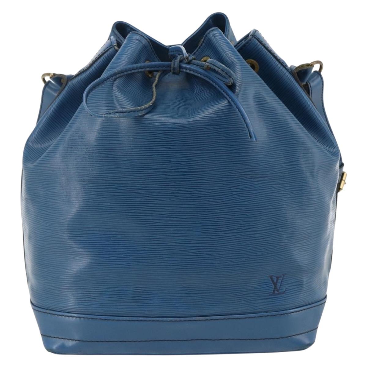 LOUIS VUITTON Epi Noe Shoulder Bag Toledo Blue M44005 LV Auth ARZ071