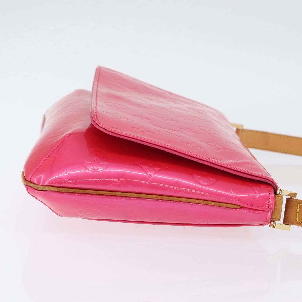 LOUIS VUITTON Vernis Thompson Street Bag Fuchsia Pink M91215 LV Auth ARZ072A