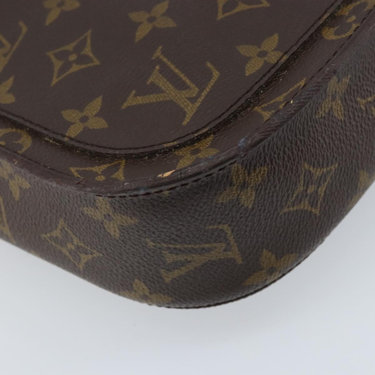 LOUIS VUITTON Monogram Saint Cloud GM Shoulder Bag M51242 LV Auth ARZ073