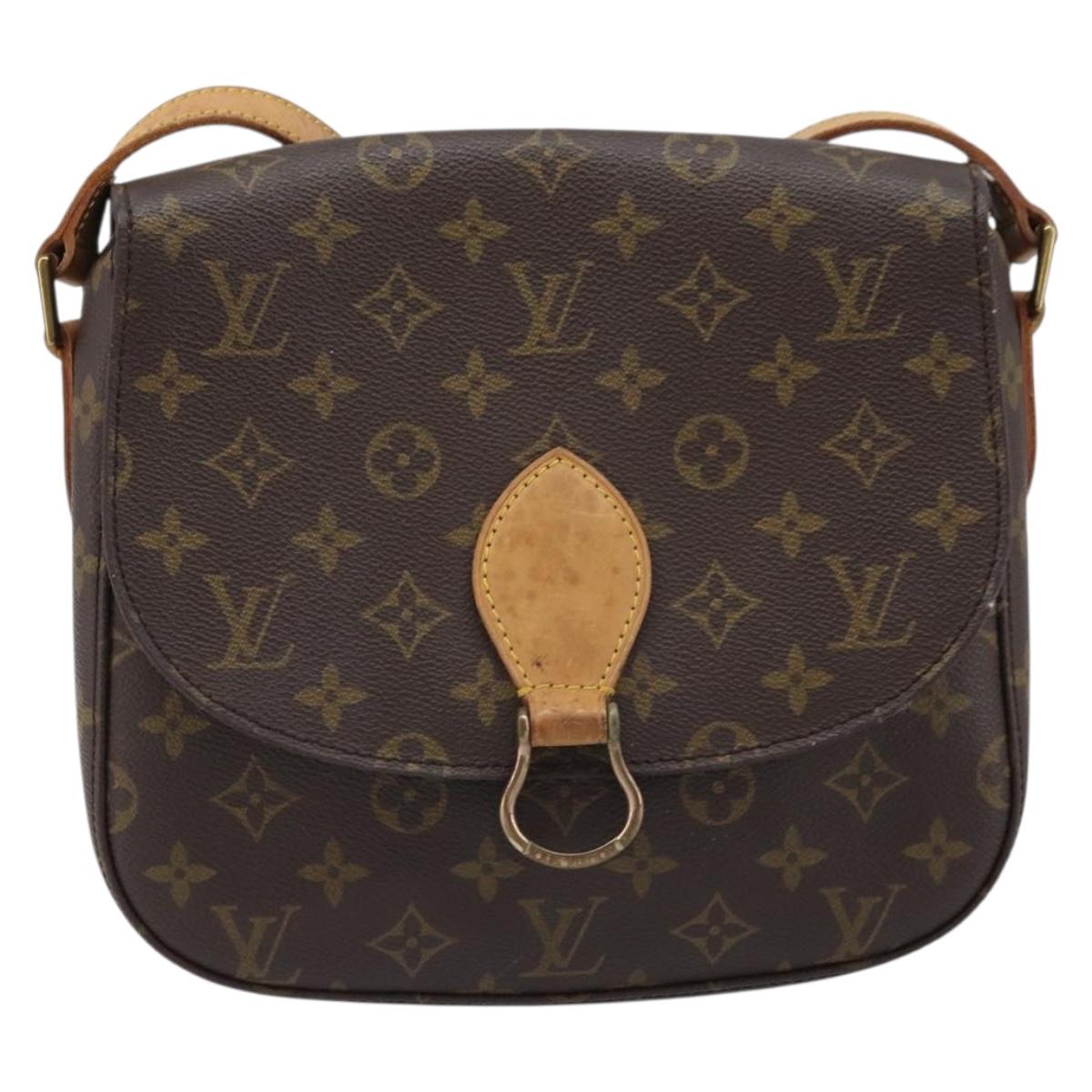 LOUIS VUITTON Monogram Saint Cloud GM Shoulder Bag M51242 LV Auth ARZ073