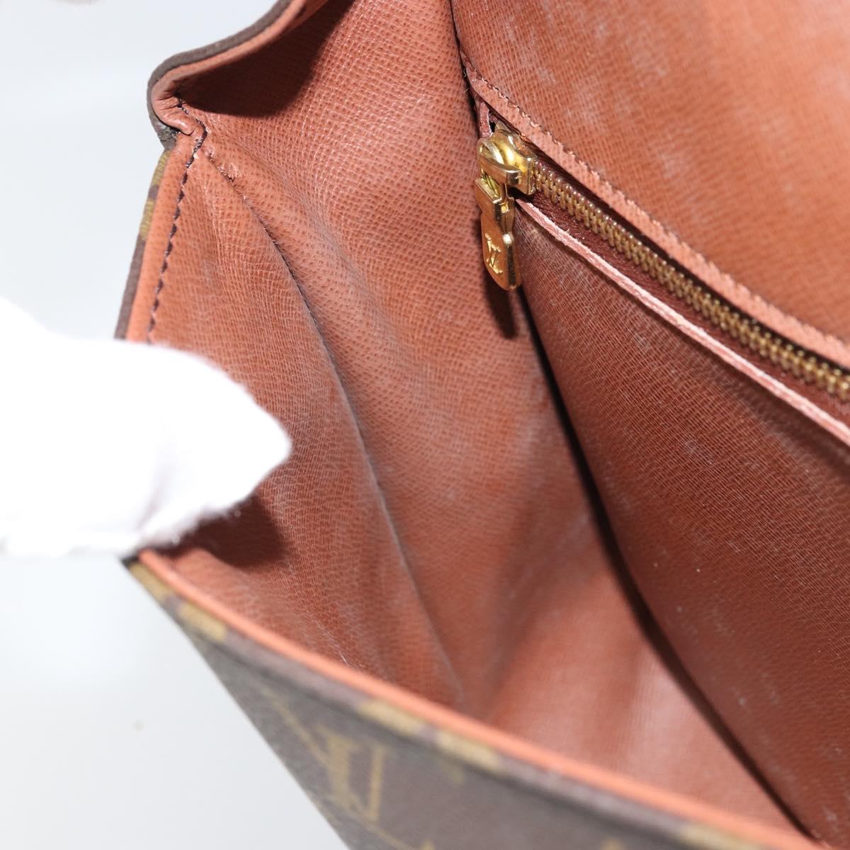 LOUIS VUITTON Monogram Saint Cloud GM Shoulder Bag M51242 LV Auth ARZ073