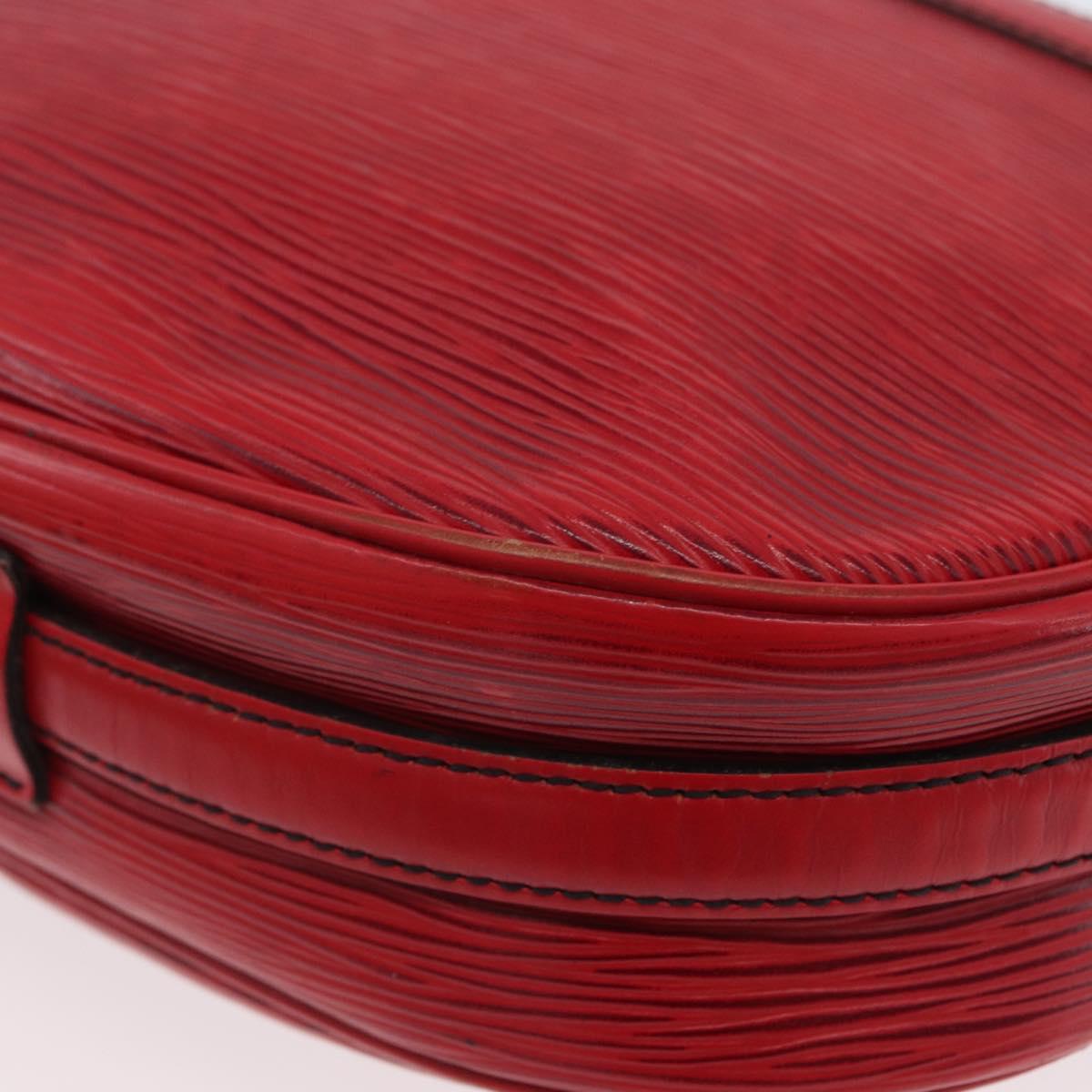 LOUIS VUITTON Epi Jeune Fille MM Shoulder Bag Red M52157 LV Auth ARZ077