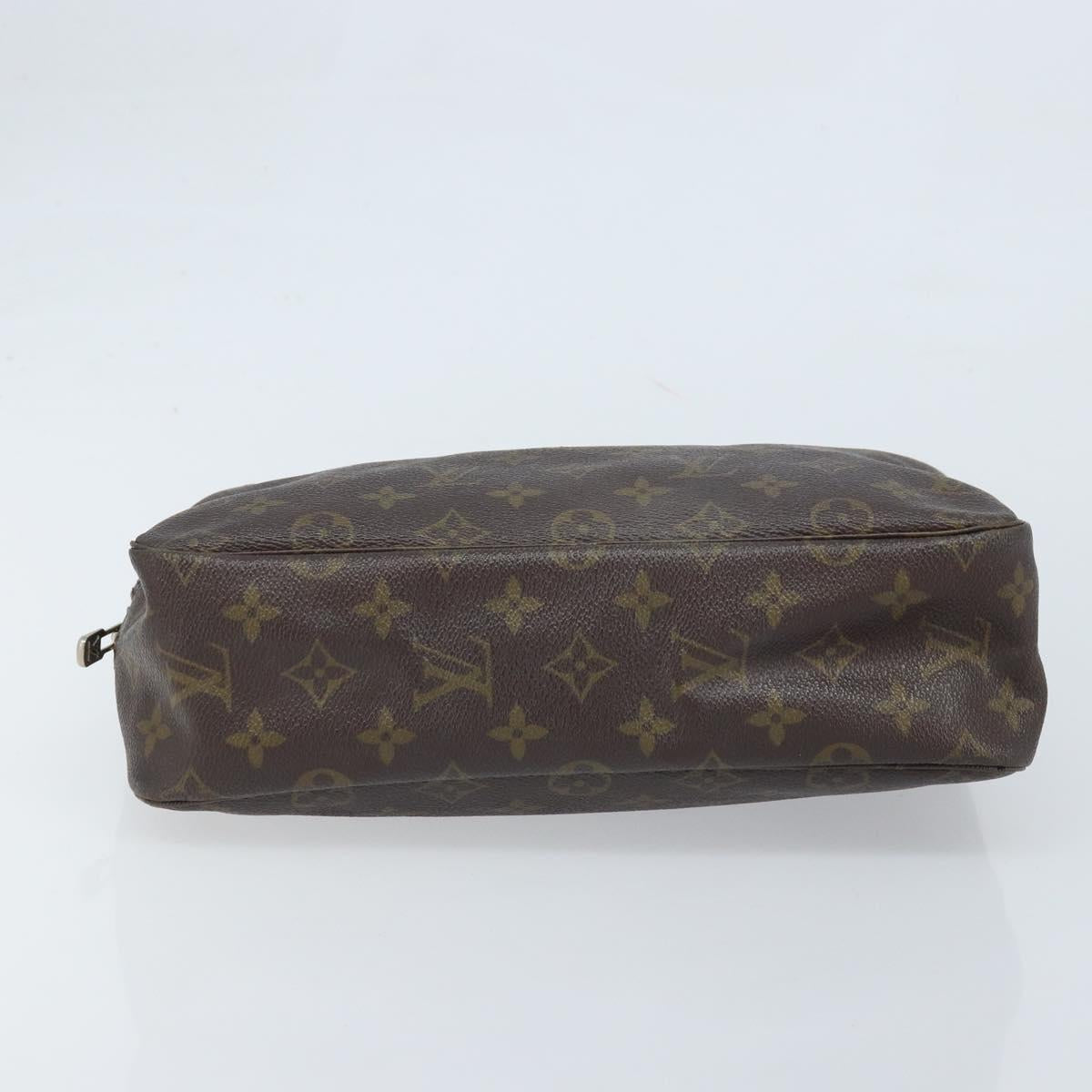 LOUIS VUITTON Monogram Trousse Toilette 28 Clutch Bag M47522 LV Auth ARZ078