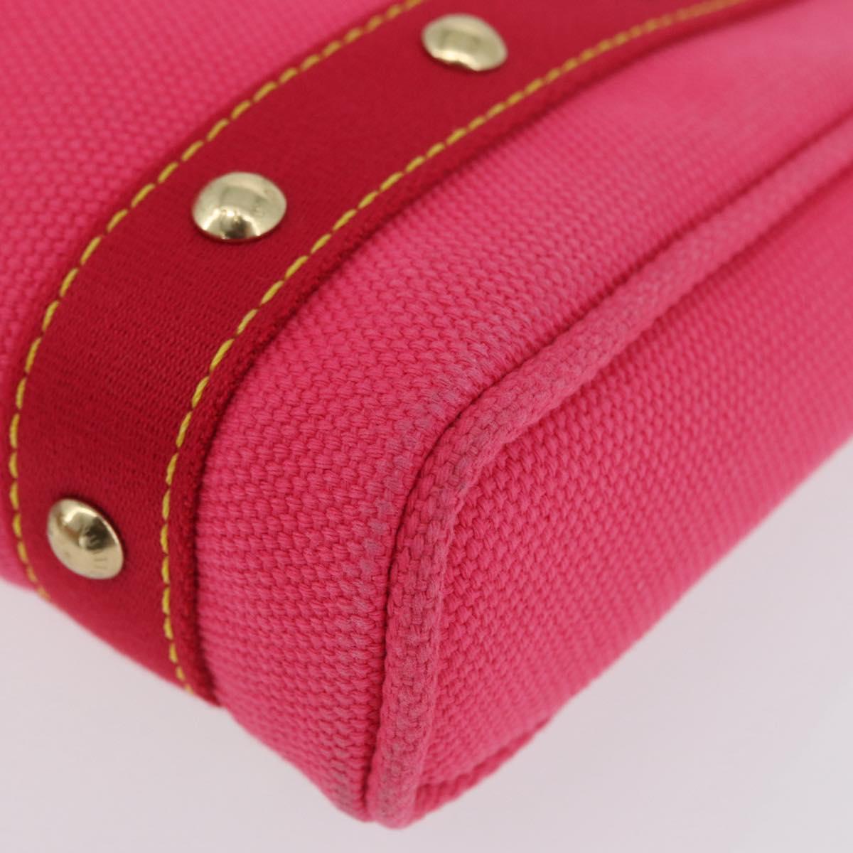 LOUIS VUITTON Antigua Cabas PM Hand Bag Rouge Pink M40088 LV Auth ARZ084
