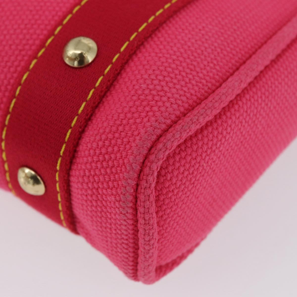 LOUIS VUITTON Antigua Cabas PM Hand Bag Rouge Pink M40088 LV Auth ARZ084