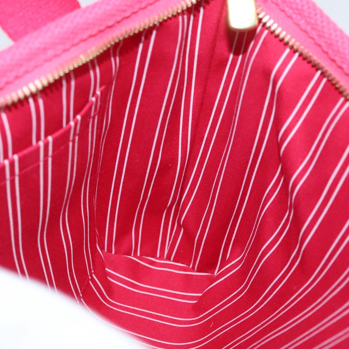 LOUIS VUITTON Antigua Cabas PM Hand Bag Rouge Pink M40088 LV Auth ARZ084
