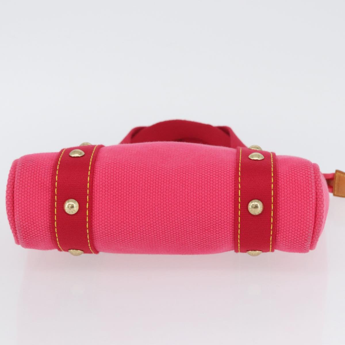 LOUIS VUITTON Antigua Cabas PM Hand Bag Rouge Pink M40088 LV Auth ARZ084