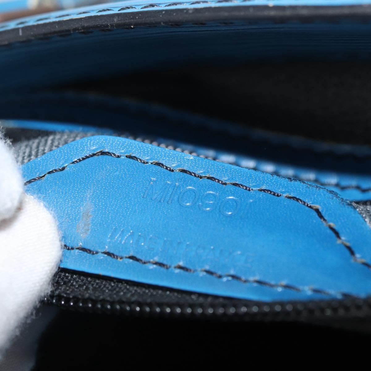 LOUIS VUITTON Epi Sac Plat Hand Bag Blue M52075 LV Auth ARZ090