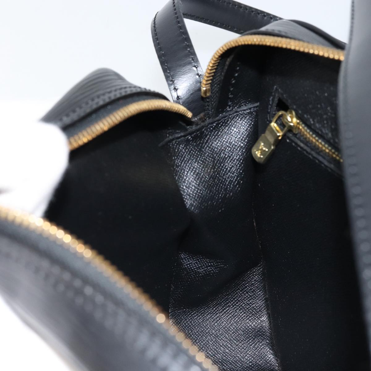 LOUIS VUITTON Epi Jeune Fille MM Shoulder Bag Black M52152 LV Auth ARZ104