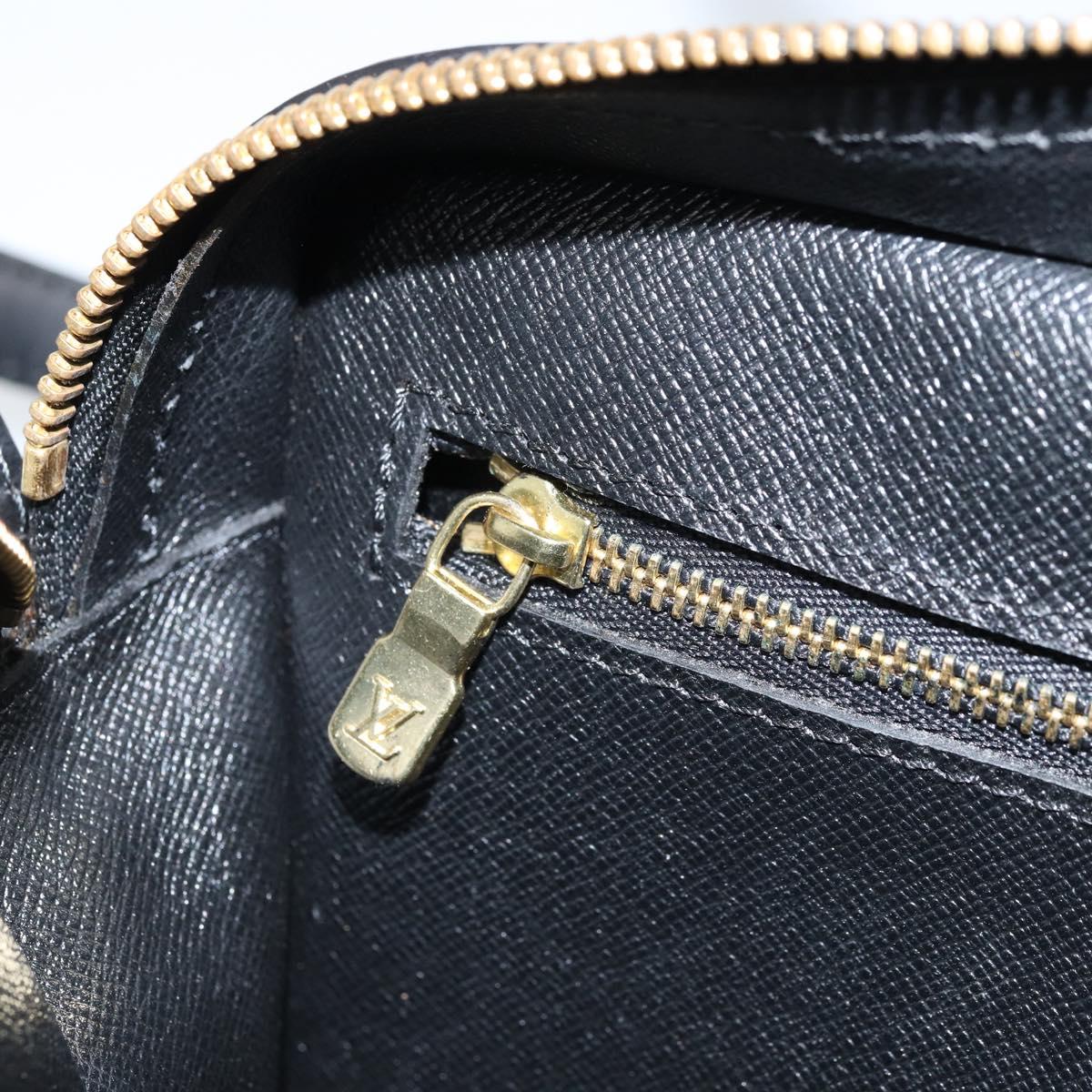 LOUIS VUITTON Epi Jeune Fille MM Shoulder Bag Black M52152 LV Auth ARZ104