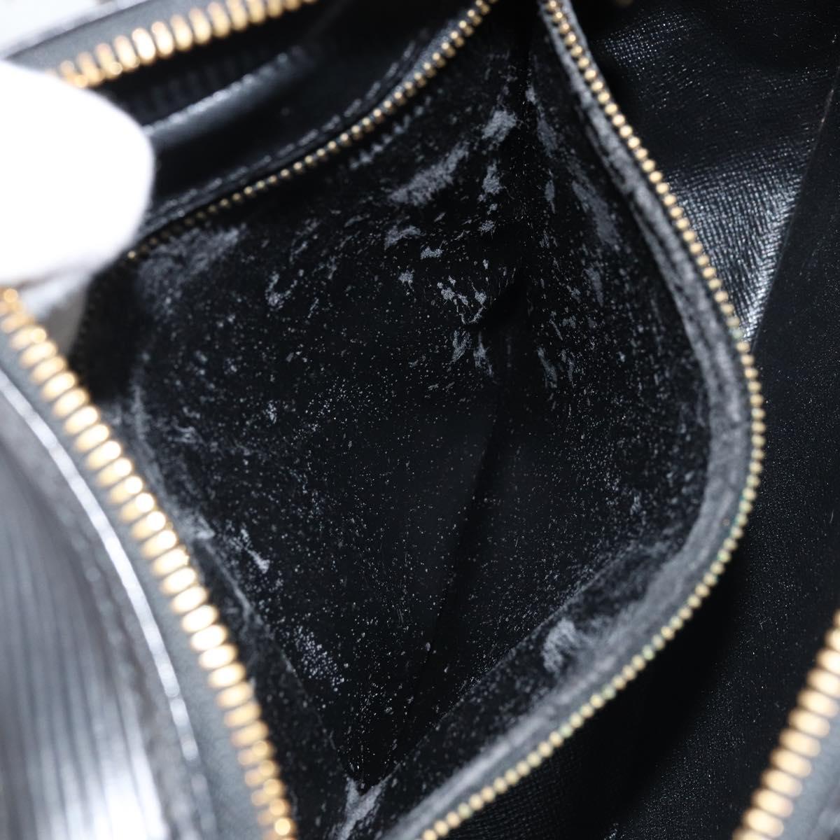 LOUIS VUITTON Epi Jeune Fille MM Shoulder Bag Black M52152 LV Auth ARZ104