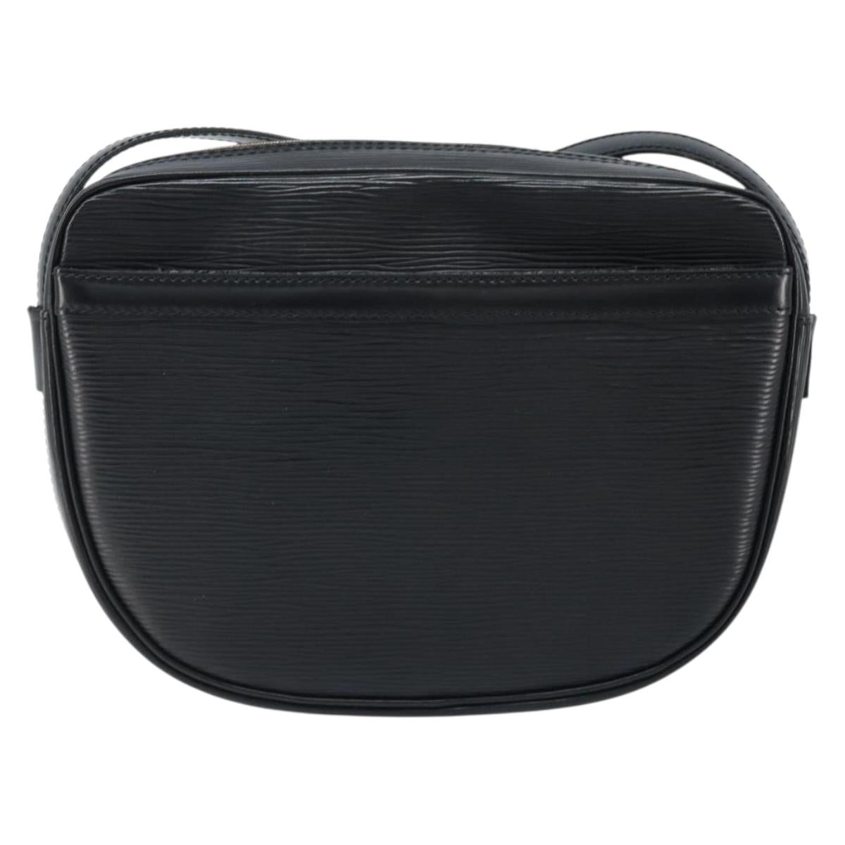 LOUIS VUITTON Epi Jeune Fille MM Shoulder Bag Black M52152 LV Auth ARZ104