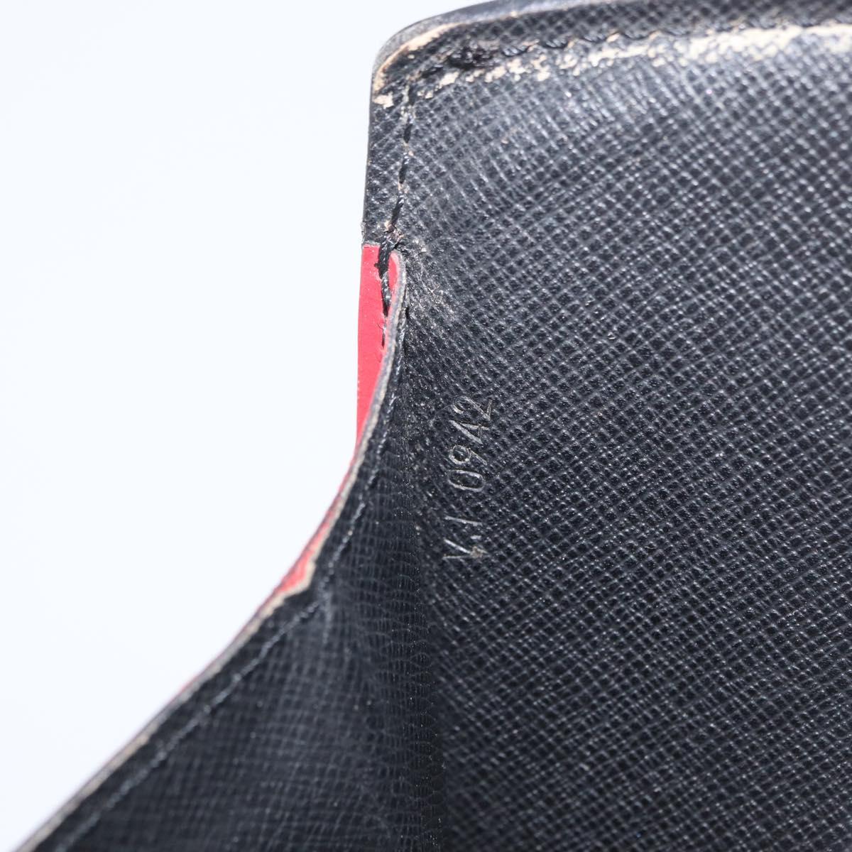 LOUIS VUITTON Epi Bicolor Varenne Hand Bag Black Red M52387 LV Auth ARZ106