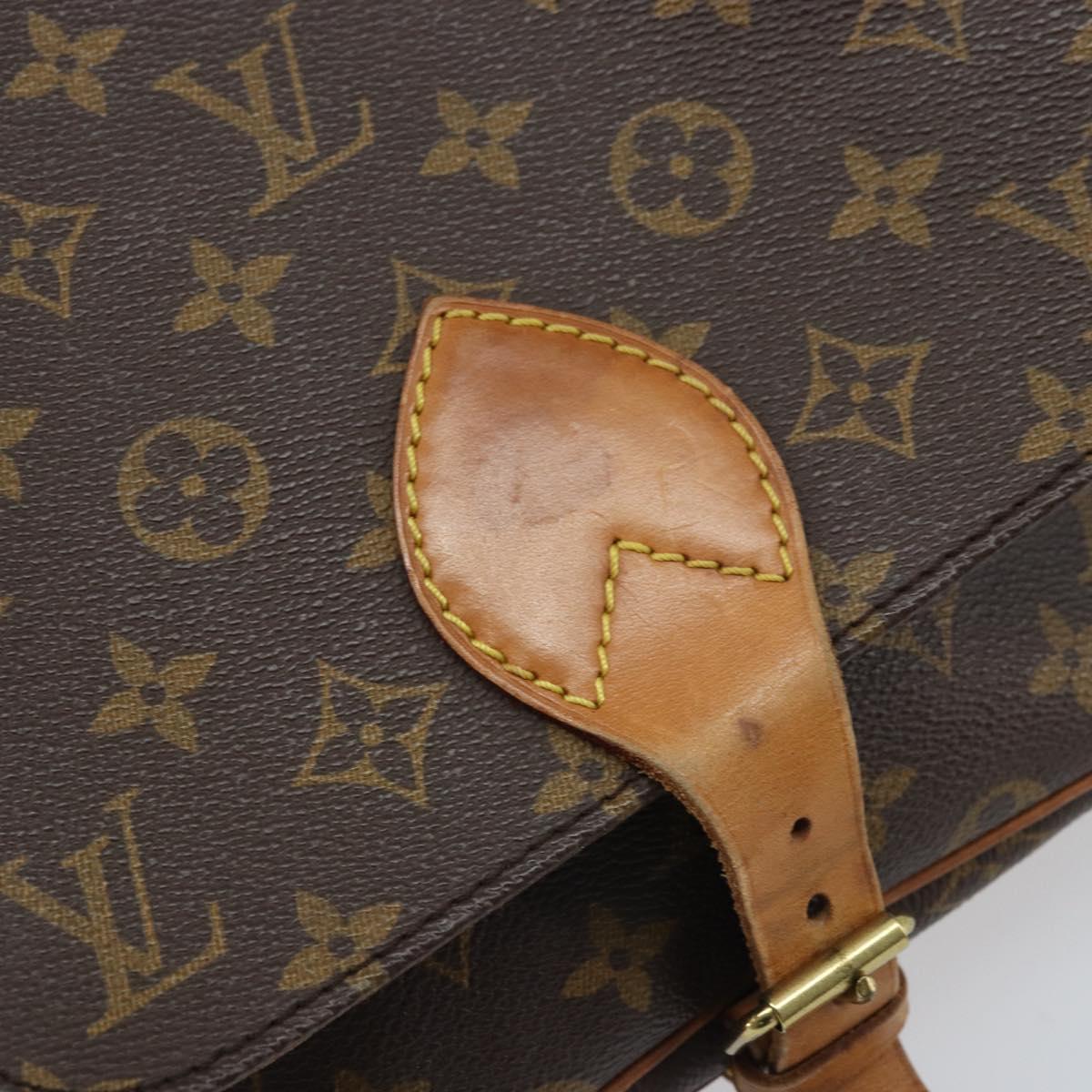 LOUIS VUITTON Monogram Cartouchiere MM Shoulder Bag M51253 LV Auth ARZ112
