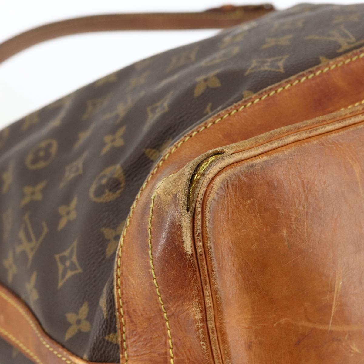 LOUIS VUITTON Monogram Noe Shoulder Bag M42224 LV Auth ARZ120