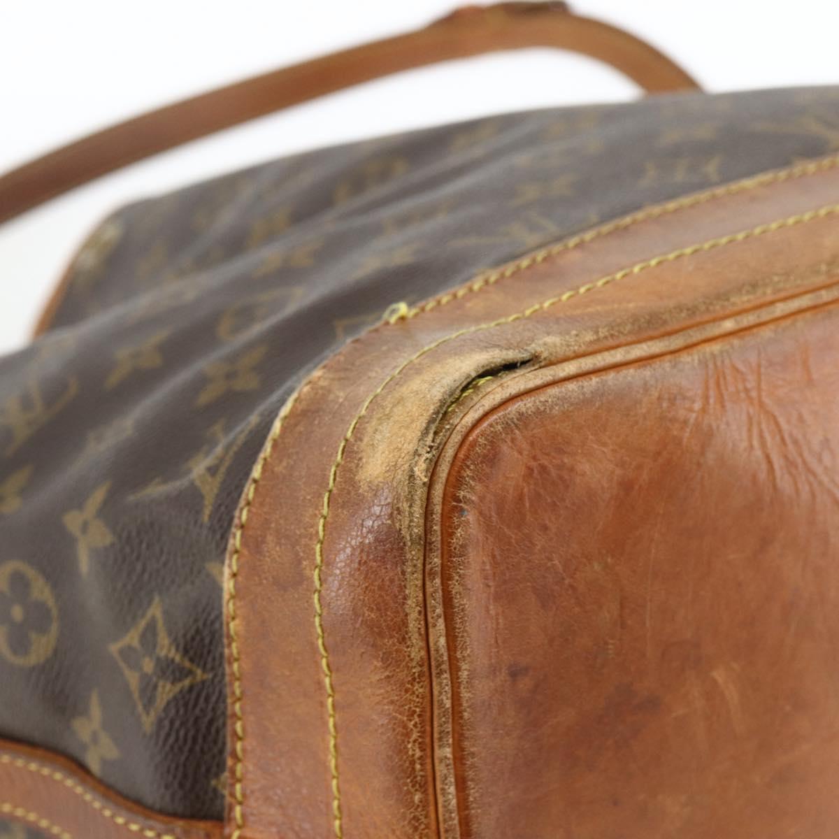 LOUIS VUITTON Monogram Noe Shoulder Bag M42224 LV Auth ARZ120
