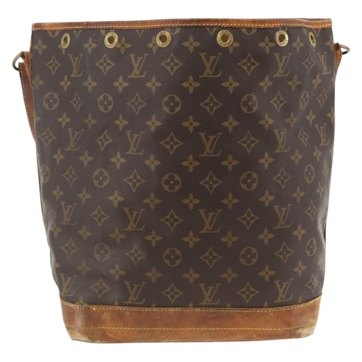 LOUIS VUITTON Monogram Noe Shoulder Bag M42224 LV Auth ARZ120