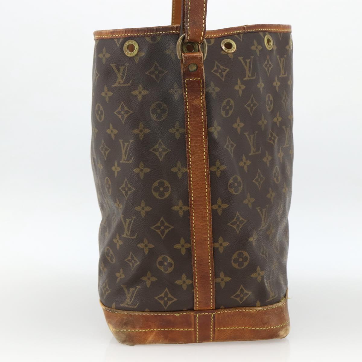 LOUIS VUITTON Monogram Noe Shoulder Bag M42224 LV Auth ARZ120