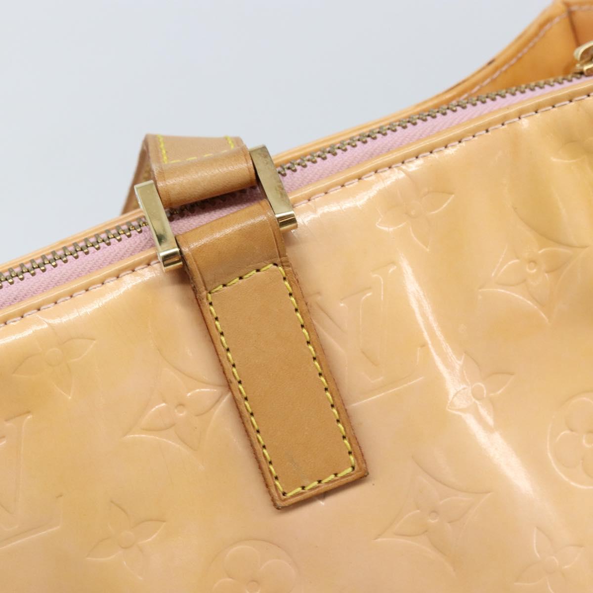 LOUIS VUITTON Monogram Vernis Columbus Bag Marshmallow Pink M91032 Auth ARZ126